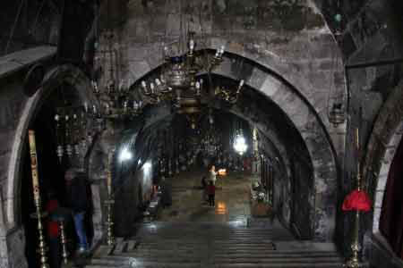 Eingang zum Mariengrab in Jeruslaem